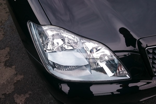 ヘッドライト擦り傷リペア後